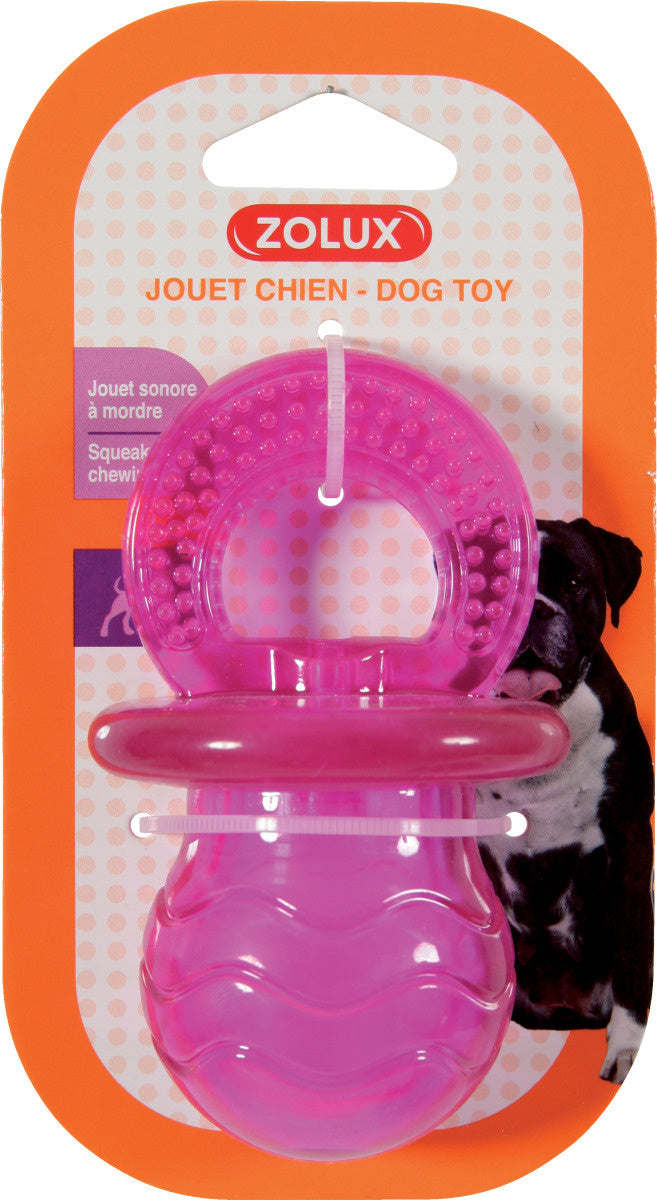 ZOLUX - JOUET TETINE POP 10CM FRAMBOISE