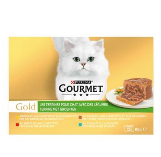 COFFRETS GOURMET GOLD 12X85G - Les Terrines légumes