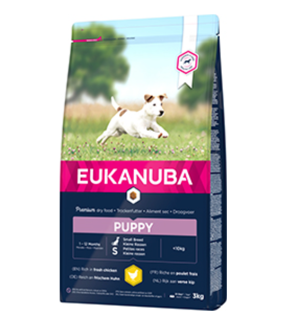 Eukanuba - Puppy Small au poulet 3KG