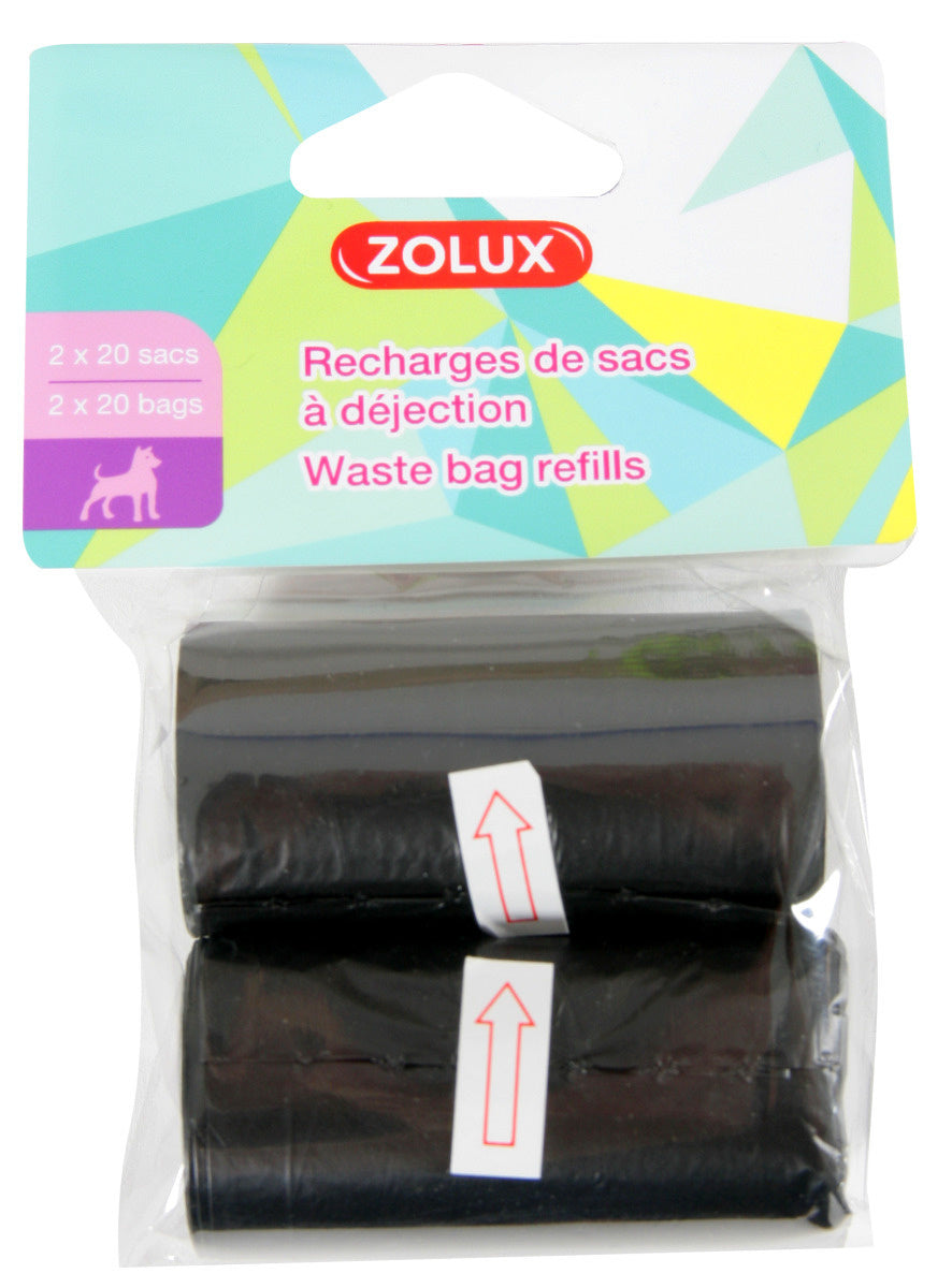 ZOLUX - RECHARGE 2X20 SACS DEJECTION