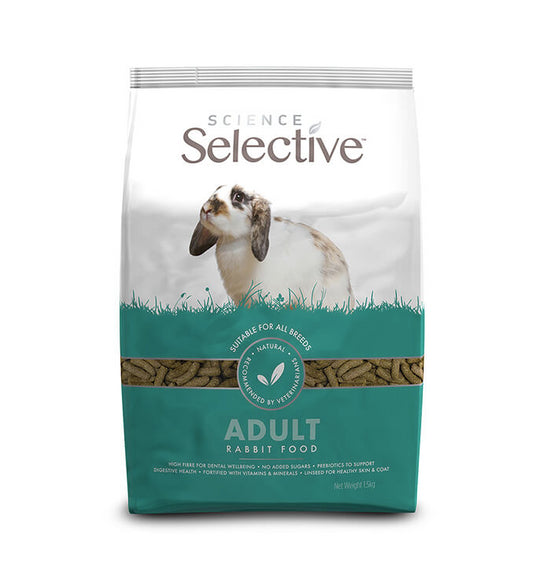 Selective - Alimentation pour lapin adulte en granulés 1,5KG