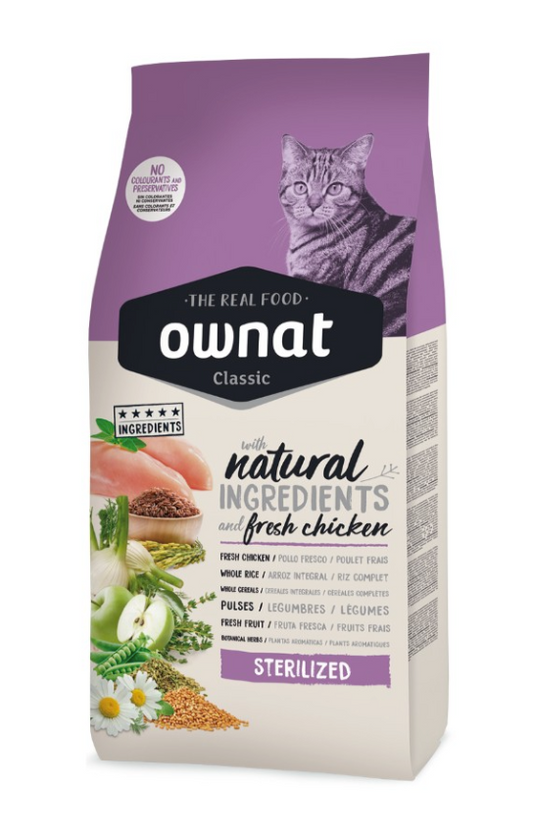 OWNAT - CLASSIC STERILIZED 15KG