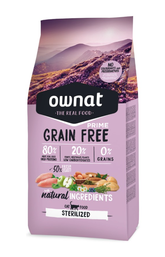 OWNAT - STERILIZED SANS CEREALES 3KG