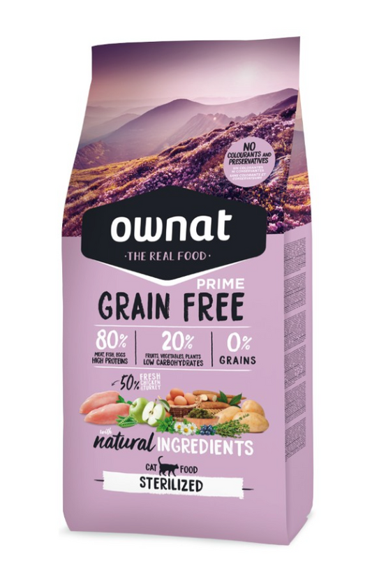 OWNAT - STERILIZED SANS CEREALES 3KG